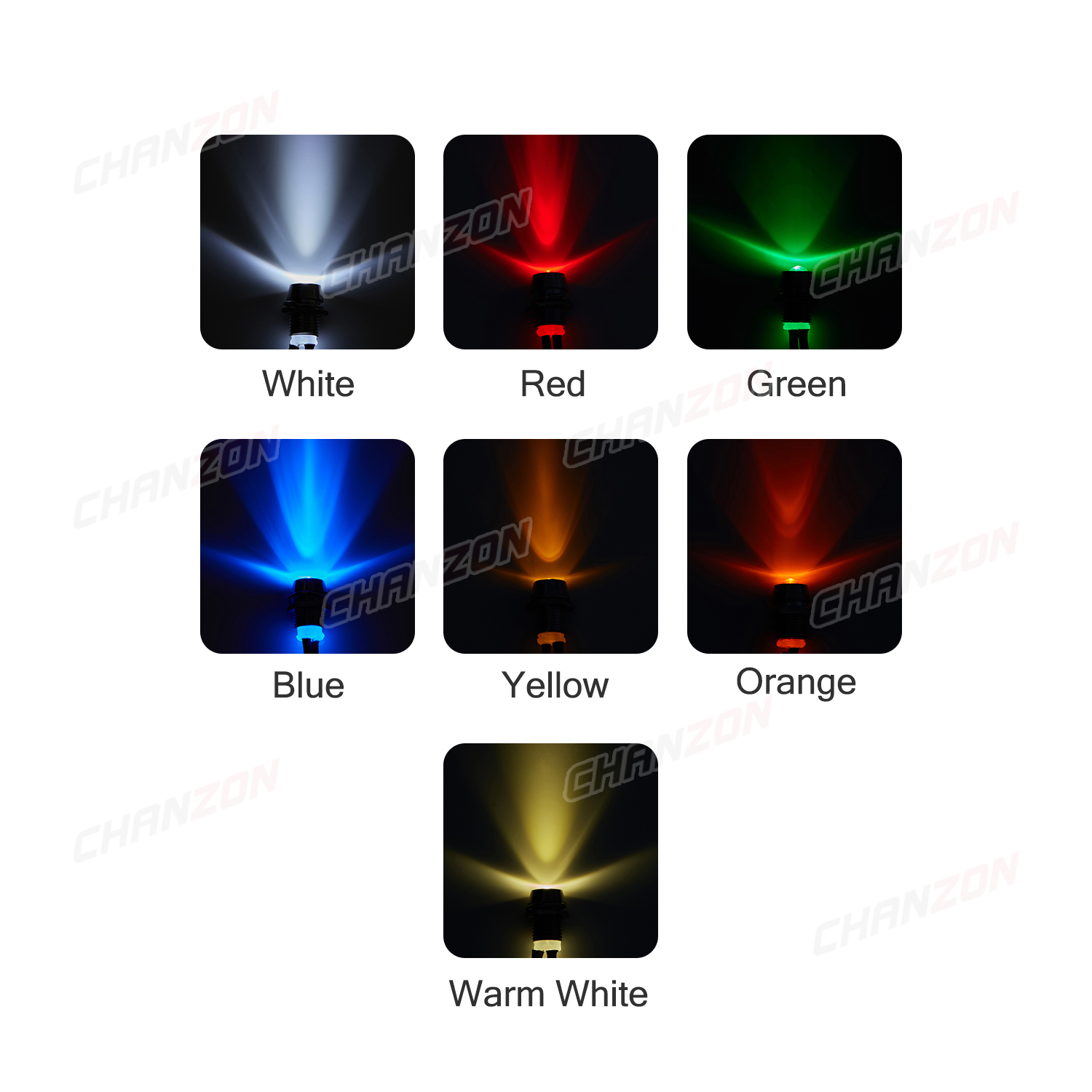 5 uds 12V LED 8mm indicador bl - Signal Panel Orange reseña y precio